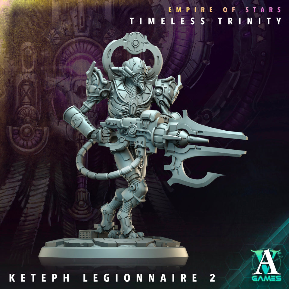 3D Printed Archvillain Games Keteph Vizier Legionnaires Empire of Stars Timeless Trinity 28 32mm D&D