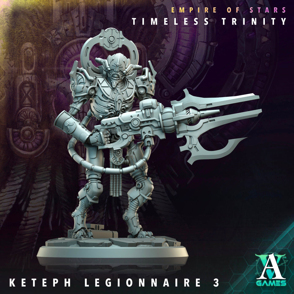 3D Printed Archvillain Games Keteph Vizier Legionnaires Empire of Stars Timeless Trinity 28 32mm D&D