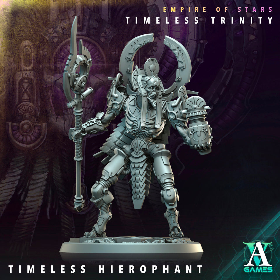 3D Printed Archvillain Games Timeless Hierophant Praetorians Empire of Stars Timeless Trinity 28 32mm D&D