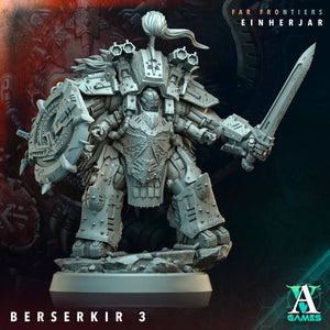 3D Printed Archvillain Games Berserkir Far Frontiers Einherjar 28 32mm D&D