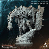 3D Printed Archvillain Games Jotungard Golem Archvillain Bestiary Vol XVI 28 32mm D&D