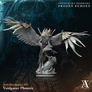 3D Printed Archvillain Games Voidgazer Phoenix Archvillain Bestiary Vol XVI 28 32mm D&D