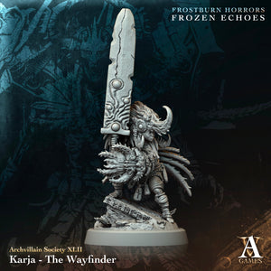 3D Printed Archvillain Games Karja The Wayfinder Archvillain Society Vol XLII 28 32mm D&D