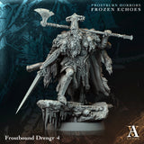 3D Printed Archvillain Games Frostbound Drengr Frostburn Horrors Frozen Echoes 28 32mm D&D