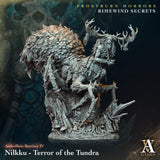 3D Printed Archvillain Games Archvillain Bestiary Vol. IV Nilkku - Terror of the Tundra 28 32mm D&D