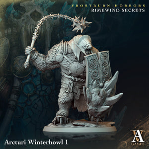 3D Printed Archvillain Games Arcturi Winterhowl Frostburn Horrors Rimewind Secrets 28 32mm D&D