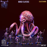 3D Printed Clay Cyanide Intellect Devourers Mind Flayers Faction 28 32 mm D&D