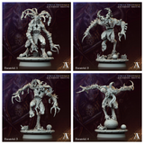 3D Printed Archvillain Games Escutrici Circus Grotesque Fiendish Troupe 28 32mm D&D