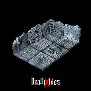 3D Printed Cast n Play Death x Tiles - Dungeon Starter Pack 28mm 32mm D&D