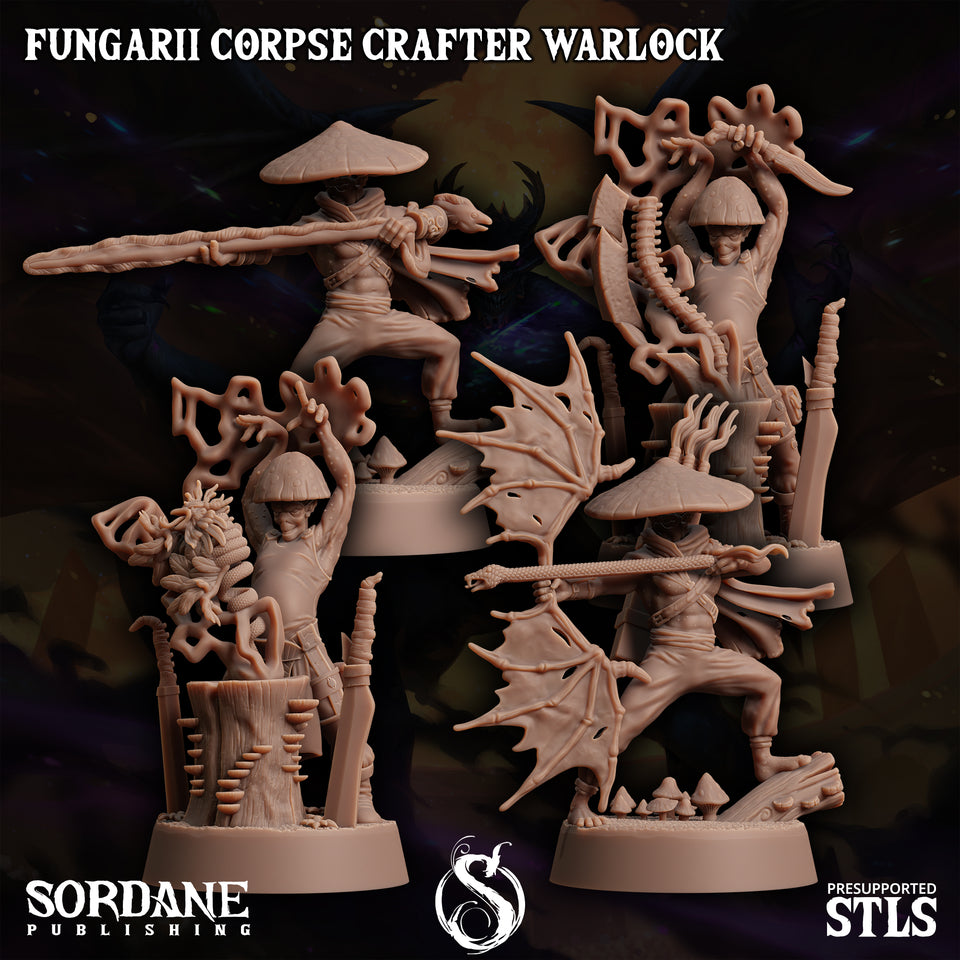 3D Printed Sordane Publishing Fungarii Corpse Crafter Warlock Monster Mayhem II 28 32mm D&D