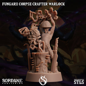 3D Printed Sordane Publishing Fungarii Corpse Crafter Warlock Monster Mayhem II 28 32mm D&D