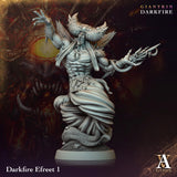 3D Printed Archvillain Games Darkfire Efreet Giantkin Darkfire 28 32mm D&D