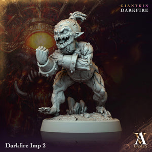 3D Printed Archvillain Games Darkfire Imp Giantkin Darkfire Archvillain Society Vol. XXXIV 28 32mm D&D