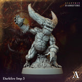 3D Printed Archvillain Games Darkfire Imp Giantkin Darkfire Archvillain Society Vol. XXXIV 28 32mm D&D