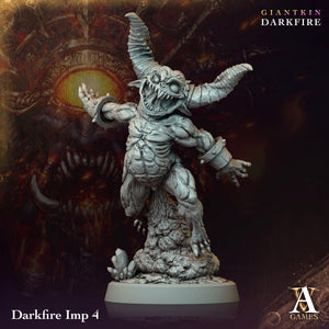 3D Printed Archvillain Games Darkfire Imp Giantkin Darkfire Archvillain Society Vol. XXXIV 28 32mm D&D