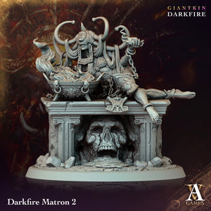 3D Printed Archvillain Games Darkfire Matron Giantkin Darkfire Archvillain Society Vol. XXXIV 28 32mm D&D