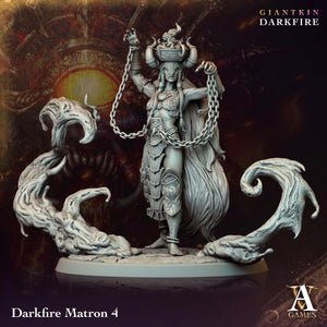 3D Printed Archvillain Games Darkfire Matron Giantkin Darkfire Archvillain Society Vol. XXXIV 28 32mm D&D