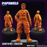 3D Printed Papsikels SEPTEMBER 2024 CYBERPUNK Geneticist Set 28mm 32mm