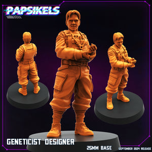 3D Printed Papsikels SEPTEMBER 2024 CYBERPUNK Geneticist Set 28mm 32mm