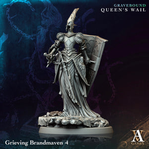 3D Printed Archvillain Games Grieving Brandmaven Gravebound Queen's Wail 28 32mm D&D