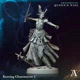 3D Printed Archvillain Games Keening Chantmaven Gravebound Queen's Wail 28 32mm D&D