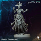 3D Printed Archvillain Games Keening Chantmaven Gravebound Queen's Wail 28 32mm D&D