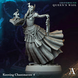 3D Printed Archvillain Games Keening Chantmaven Gravebound Queen's Wail 28 32mm D&D