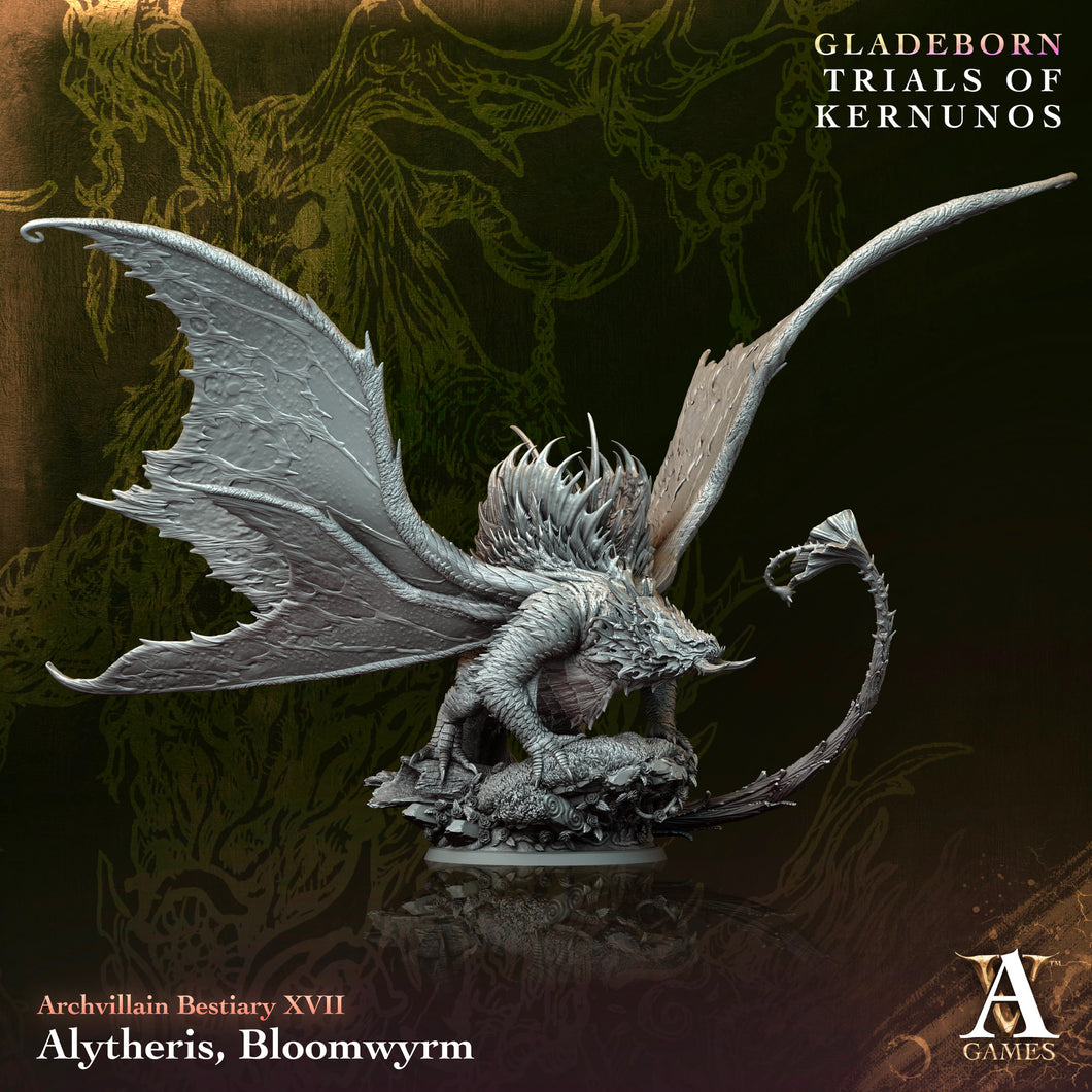 3D Printed Archvillain Games Alytheris Bloomwyrm Bestiary Vol. XVII 28 32mm D&D