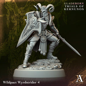 3D Printed Archvillain Games Wildpact Wyrdstrider Gladeborn - Trials of Kernunos 28 32mm D&D