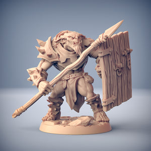 3D Printed Artisan Guild Great Goblin Thugs Set 28mm 32mm