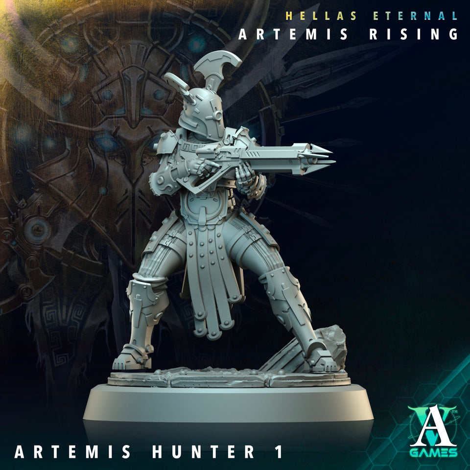 3D Printed Archvillain Games The First Vestal Artemis Hunters Executors Hellas Eternal Artemis Rising 28 32mm D&D