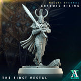 3D Printed Archvillain Games The First Vestal Artemis Hunters Executors Hellas Eternal Artemis Rising 28 32mm D&D