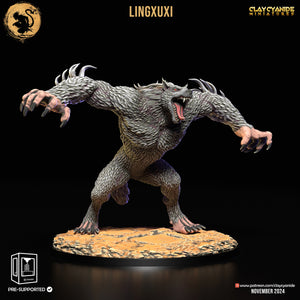 3D Printed Clay Cyanide Lingxuzi Black Myth Wukong Set 28 32 mm D&D