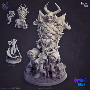 3D Printed Cast n Play Midnight Curse - Lucien 28mm 32mm D&D