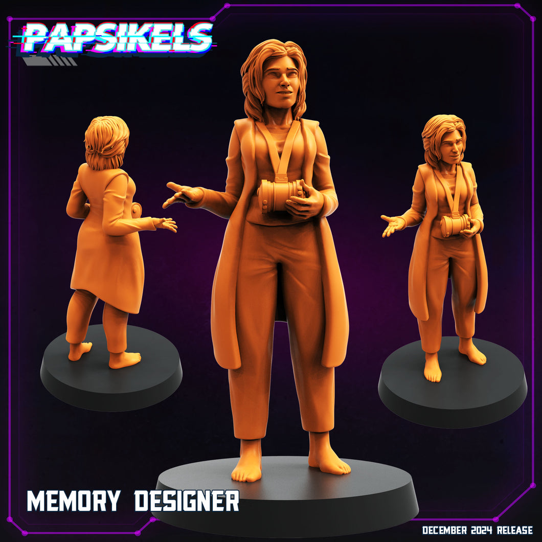 3D Printed Papsikels Memory Designer Dec. 2024 Cyberpunk 28mm 32mm