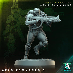 3D Printed Archvillain Games Argo Commando Morior Invictus Argo Commando 28 32mm D&D