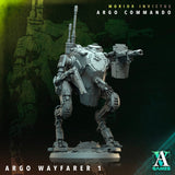 3D Printed Archvillain Games Argo Wayfarer Morior Invictus Argo Commando 28 32mm D&D