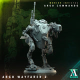 3D Printed Archvillain Games Argo Wayfarer Morior Invictus Argo Commando 28 32mm D&D