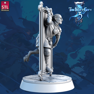 3D Printed STL Miniatures Mirror Monster Core Characters The Frost City 3 28 - 32mm War Gaming D&D