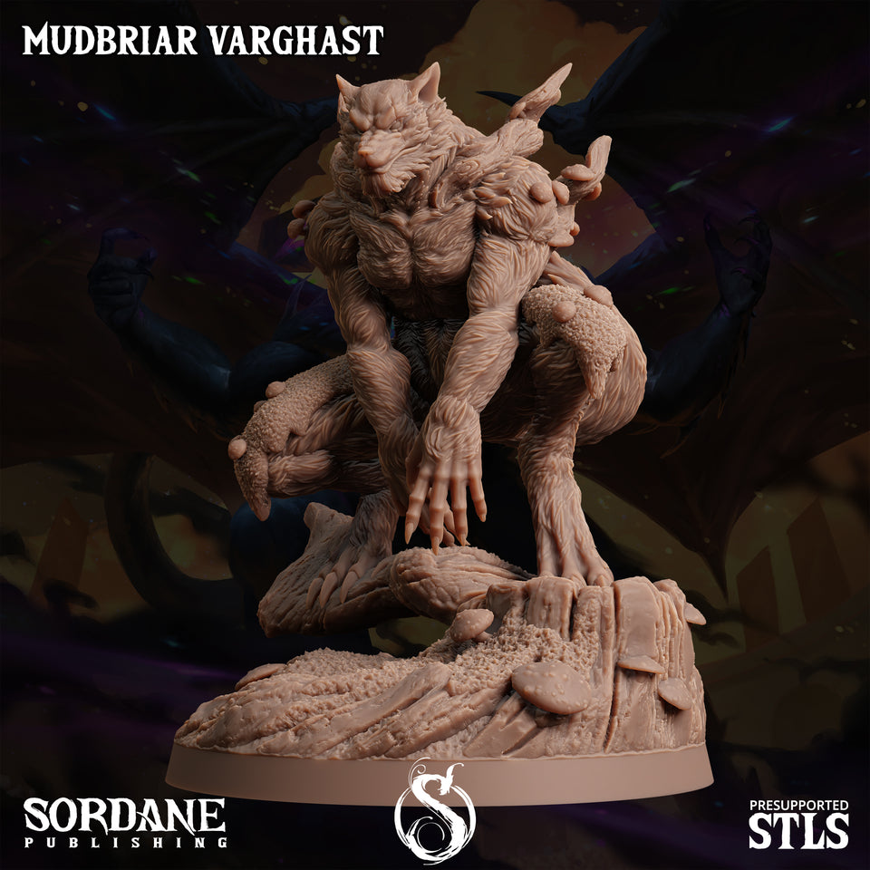 3D Printed Sordane Publishing Mudbriar Varghast Monster Mayhem II 28 32mm D&D