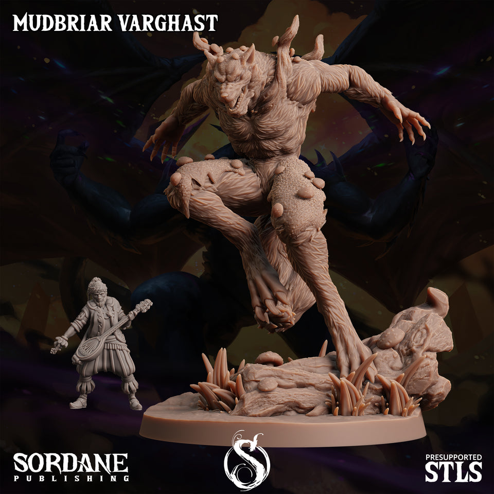 3D Printed Sordane Publishing Mudbriar Varghast Monster Mayhem II 28 32mm D&D