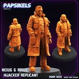 3D Printed Papsikels August 2024 Cyberpunk Nexus 6 Set 28mm 32mm