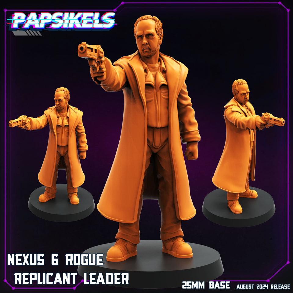 3D Printed Papsikels August 2024 Cyberpunk Nexus 6 Set 28mm 32mm