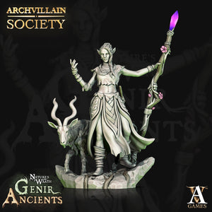 3D Printed Archvillain Games Archvillain Society Vol. X - Qinwari the Wild 28mm 32mm D&D