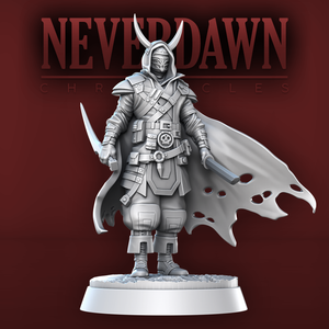 3D Printed STL Miniatures Never Dawn Shadow Stalkers 28 - 32mm War Gaming D&D