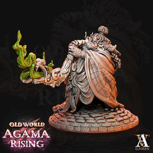 3D Printed Archvillain Games Acolytes of Ziskal Old World Agama Rising 28 32mm D&D