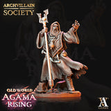 3D Printed Archvillain Games Archvillain Society Vol 2 Rupert - Mage Fanatic  28mm 32mm D&D