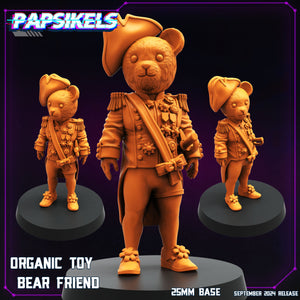 3D Printed Papsikels Organic Toy Bear Friend Set SEPTEMBER 2024 CYBERPUNK 28mm 32mm