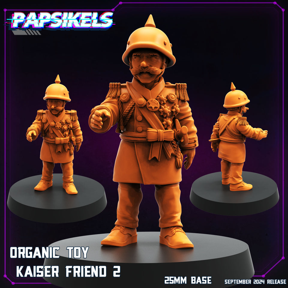 3D Printed Papsikels Organic Toy Kaser Friend Set SEPTEMBER 2024 CYBERPUNK 28mm 32mm