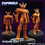 3D Printed Papsikels August 2024 Cyberpunk Papsilord Guyot Set 28mm 32mm